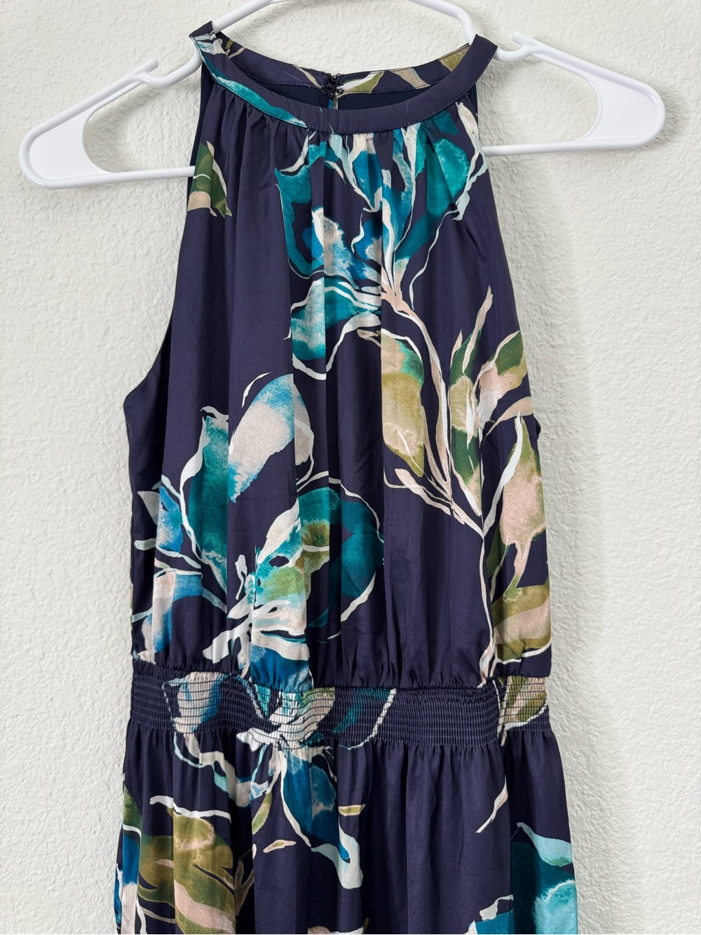 Nicole Miller New York Floral Halter Tiered Maxi Dress Women’s Small - Picture 2 of 6
